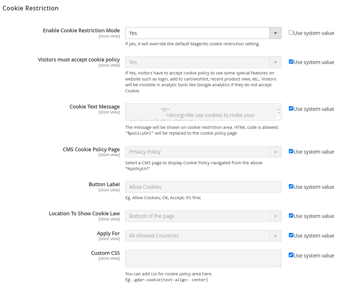 Free Shipping Admin - Magento 2
