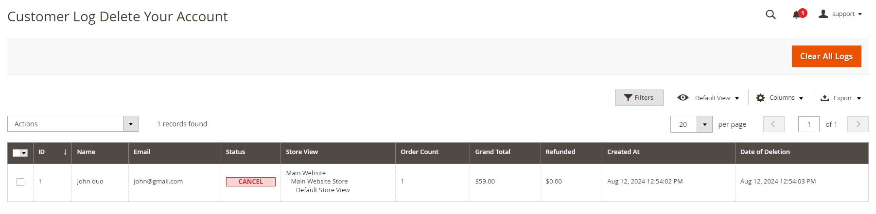 Free Shipping Admin - Magento 2