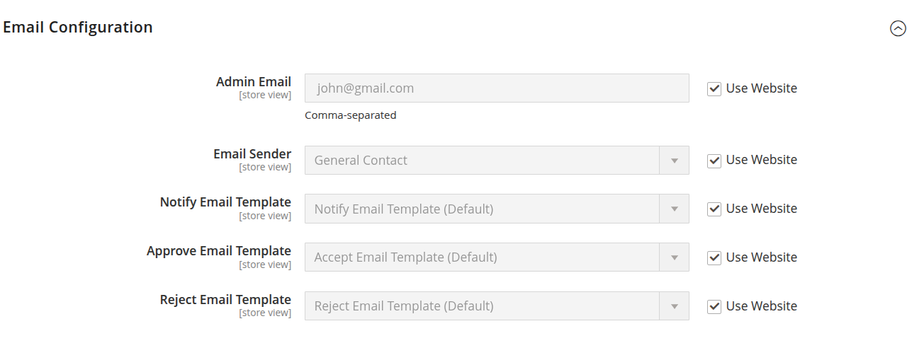 Refund Request By Customer Configuration
