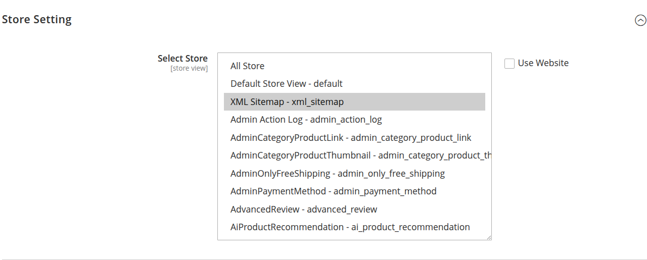 Share Cart Configuration
