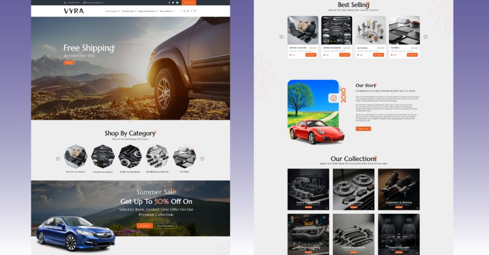 Vyra Auto Mobile Theme