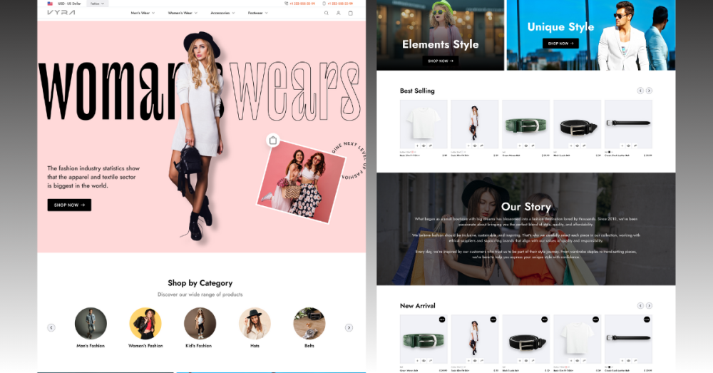 Vyra Fashion Theme