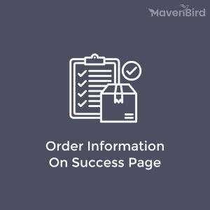 Order Information On Success Page Extension