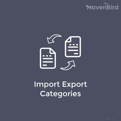 Import Export Categories Extension
