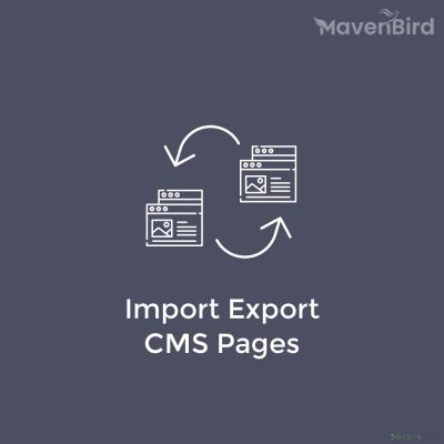 Import Export CMS Pages Extension