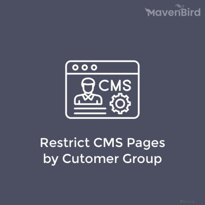 Restrict CMS Page By Customer Group Extension