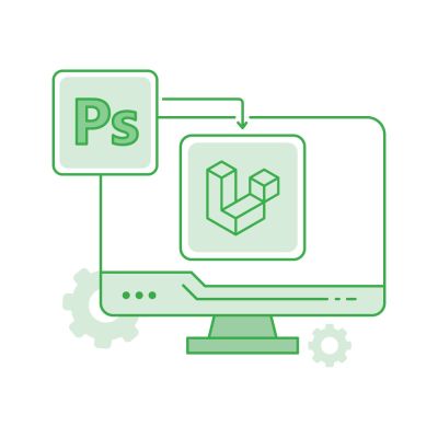 PSD to Laravel