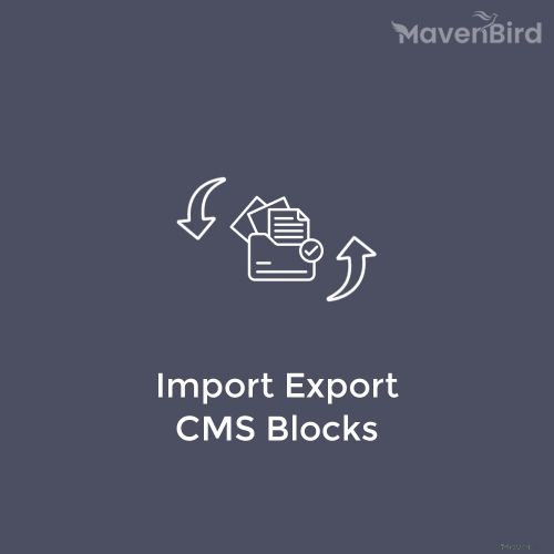 Import Export CMS Blocks Extension