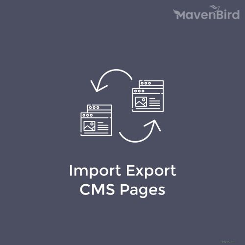 Import Export CMS Pages Extension