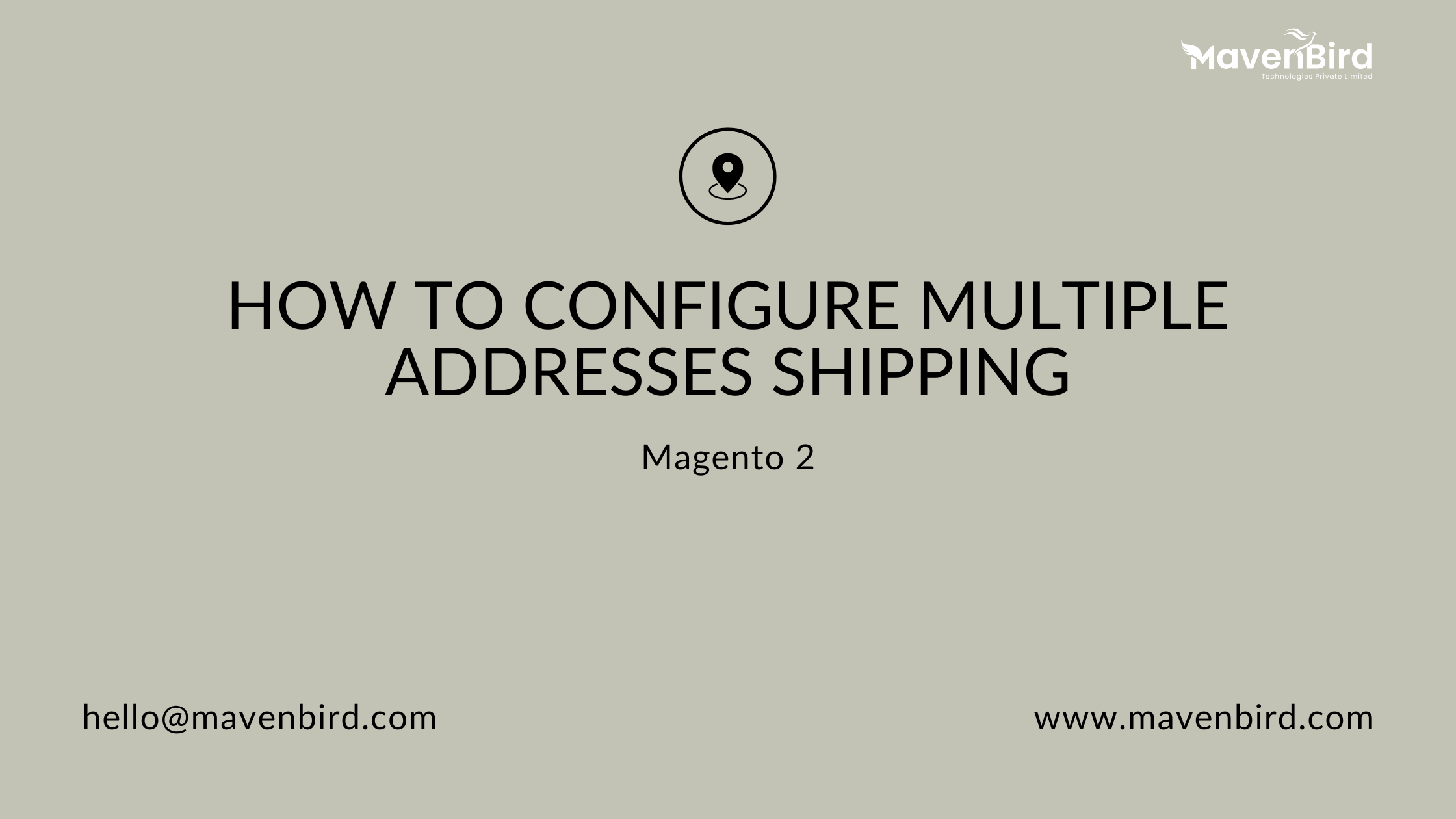 How to Configure Multiple Addresses Shipping in Magento 2