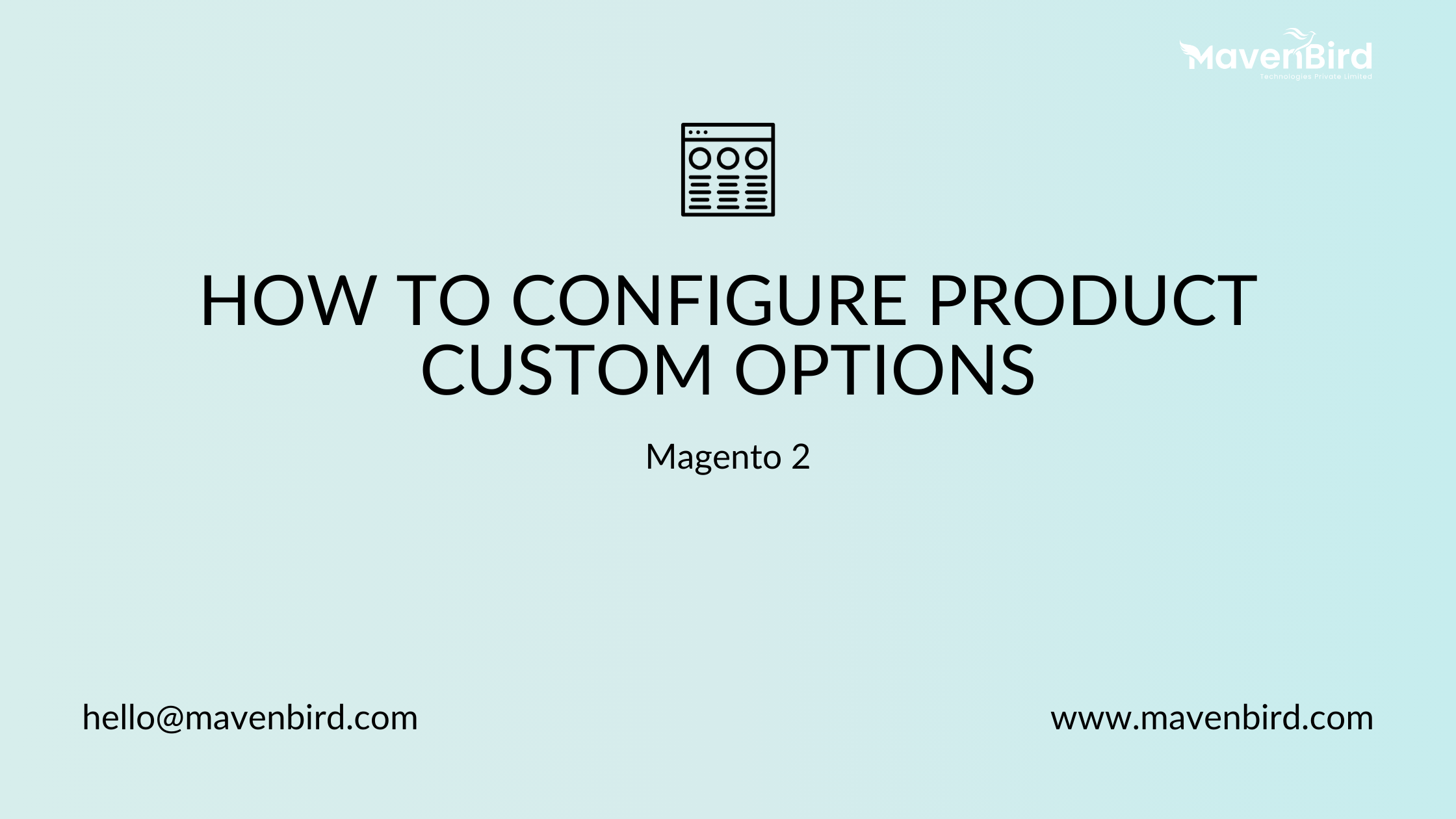 How to Configure Product Custom Options in Magento 2