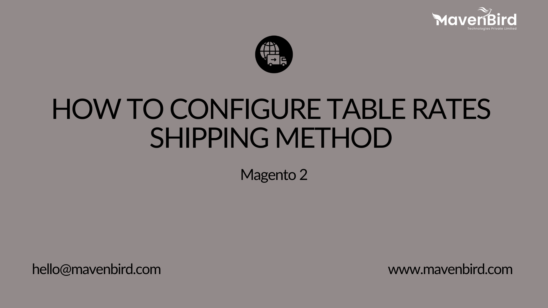How to Configure Table Rates Shipping Method in Magento 2
