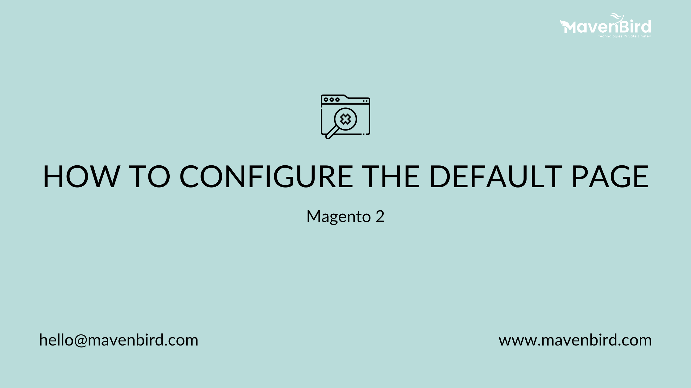 How to Configure the Default Page in Magento 2