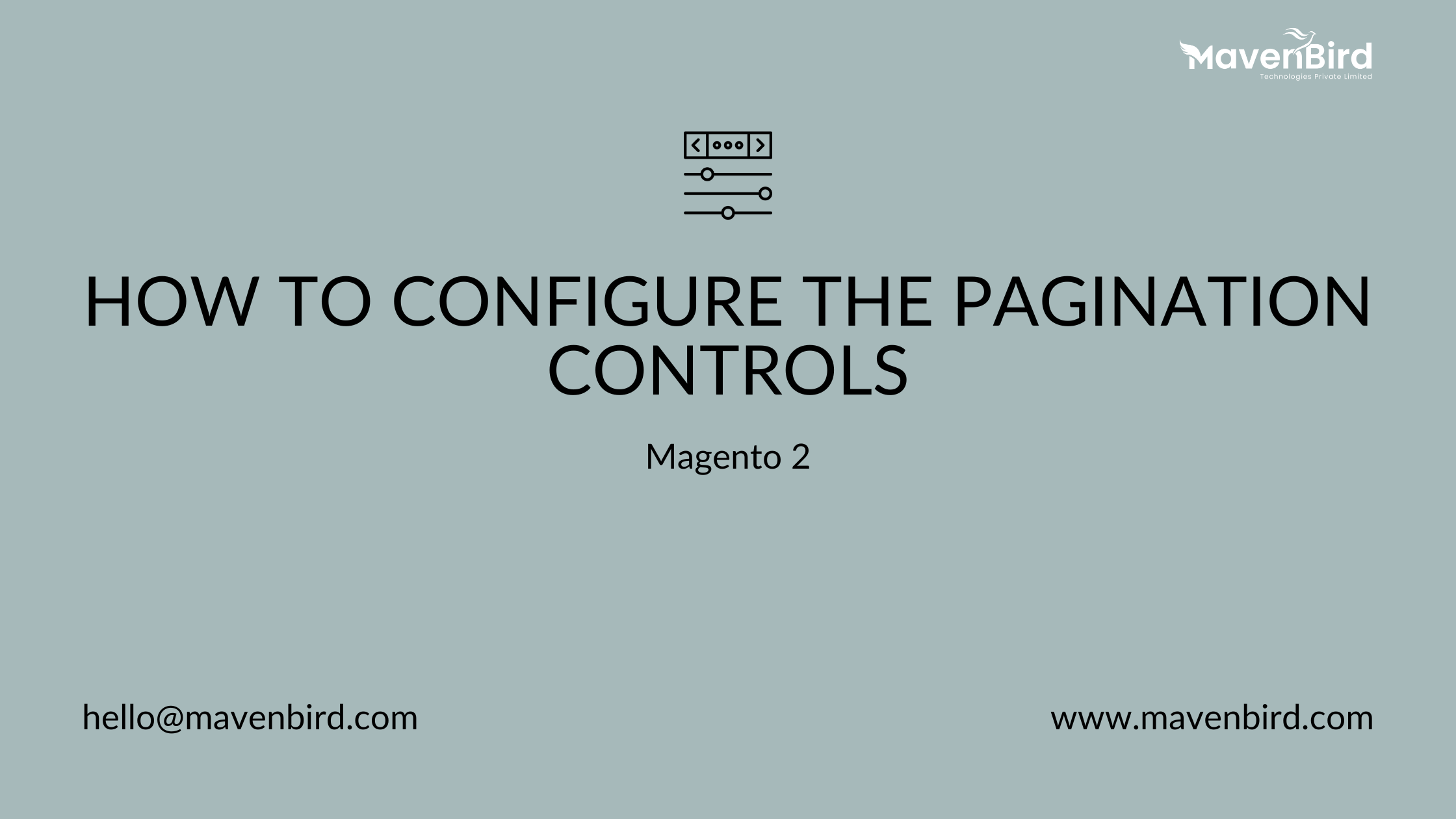 How to Configure the Pagination Controls in Magento 2