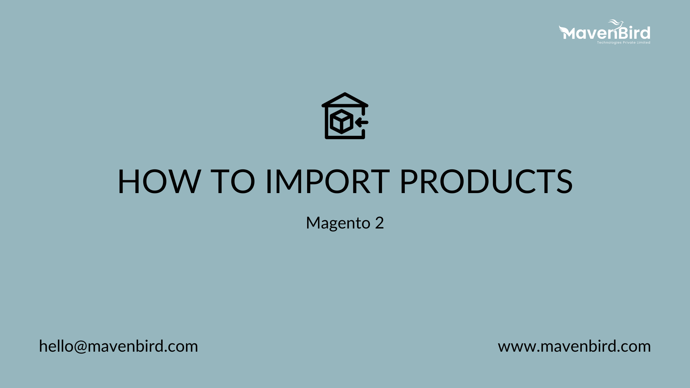 How to Import Products in Magento 2