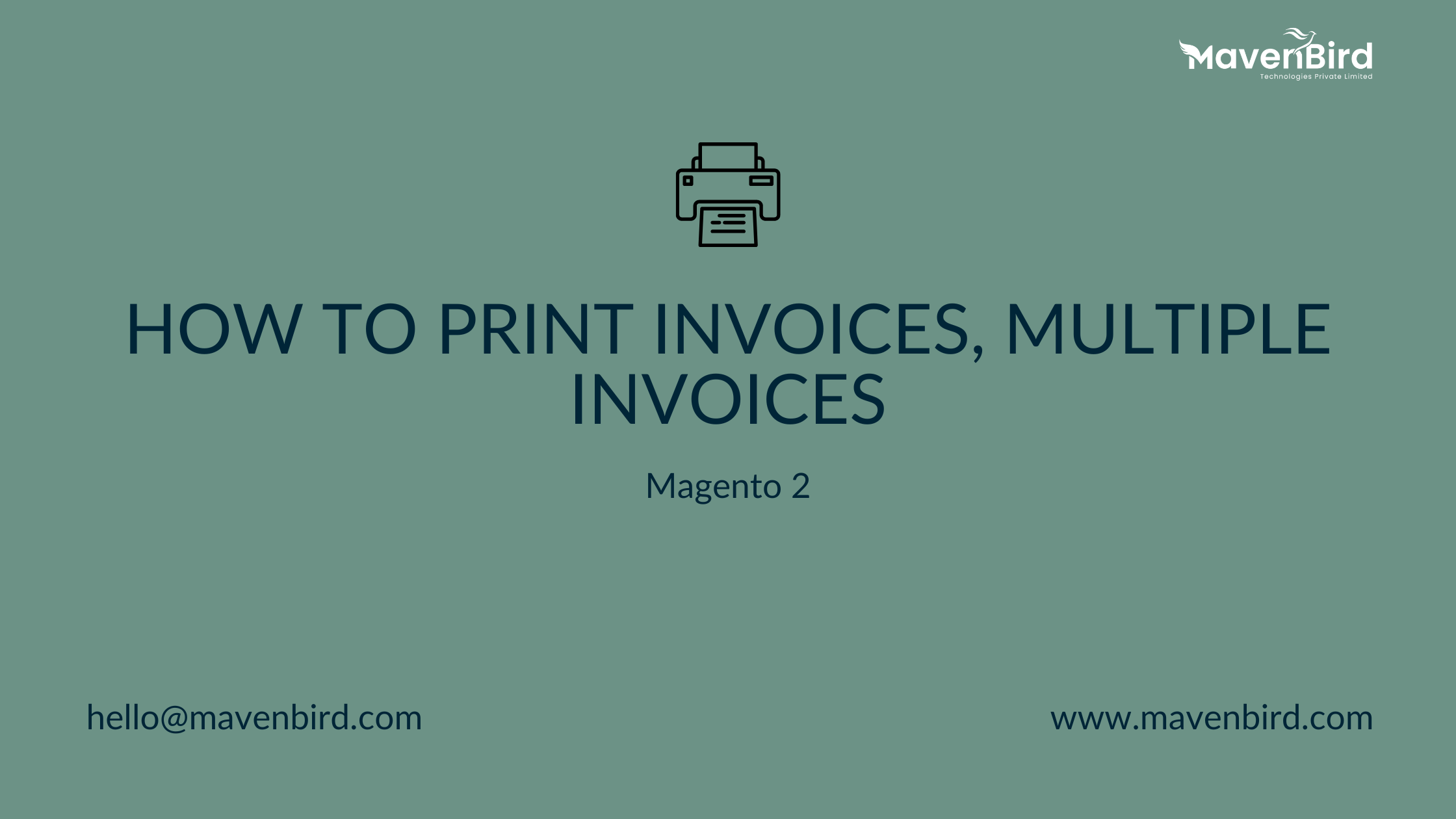 How to Print Invoices, Multiple Invoices in Magento 2
