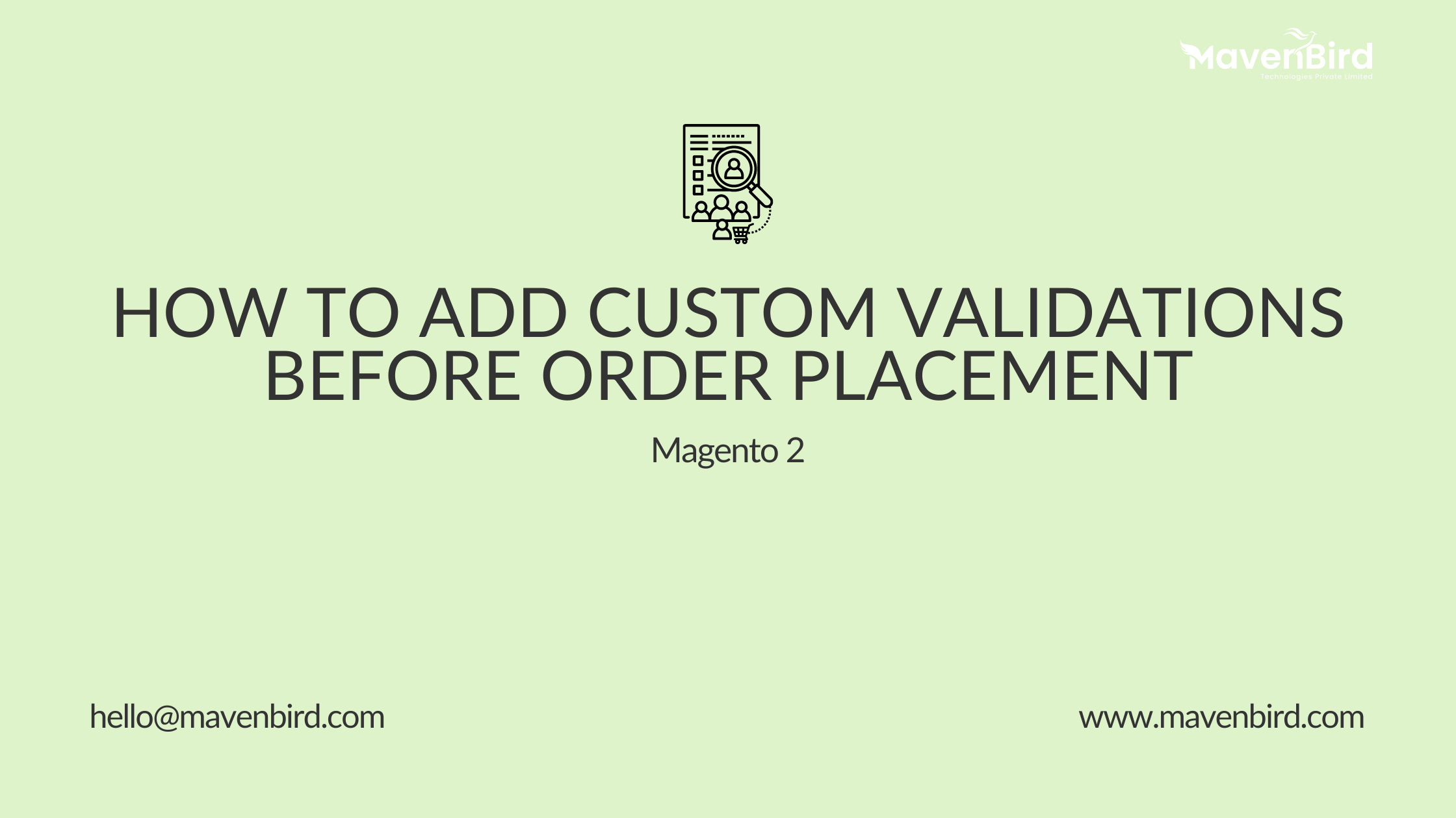 How to add custom validations before order placement Magento 2