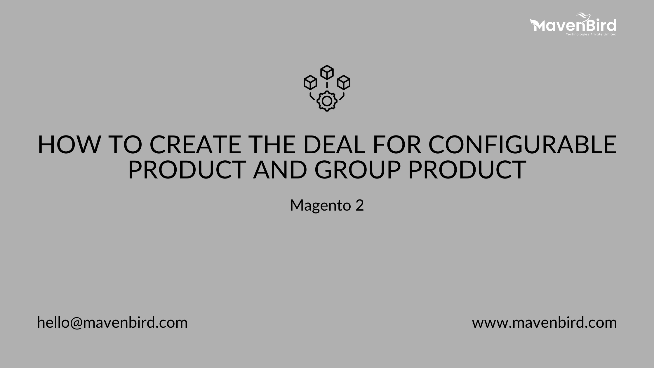 How to create the deal for Configurable Product and Group Product