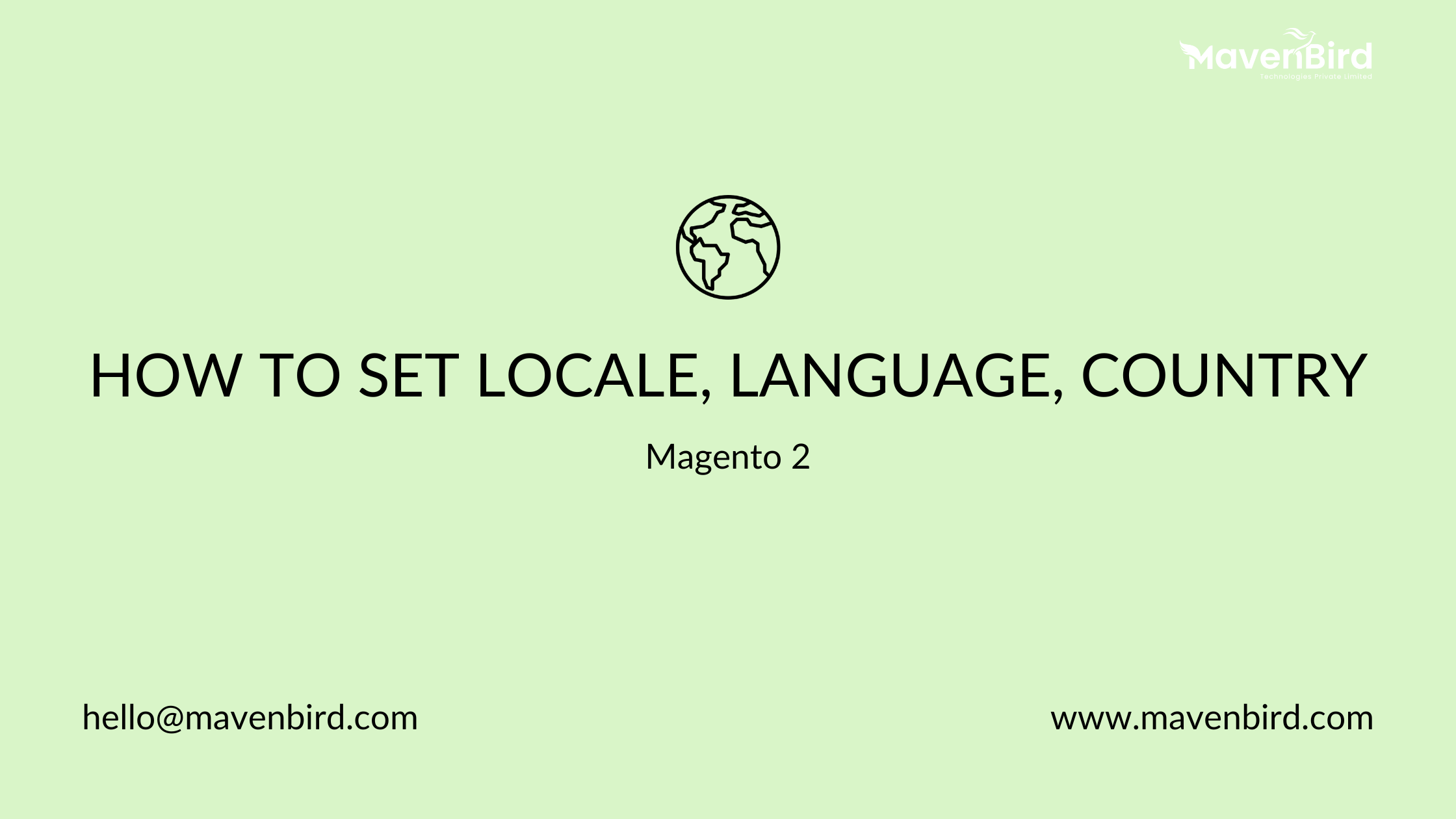How to set Locale, Language, Country in Magento 2