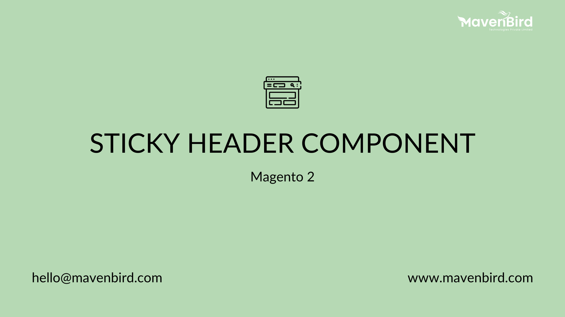 Sticky Header Component in Magento 2
