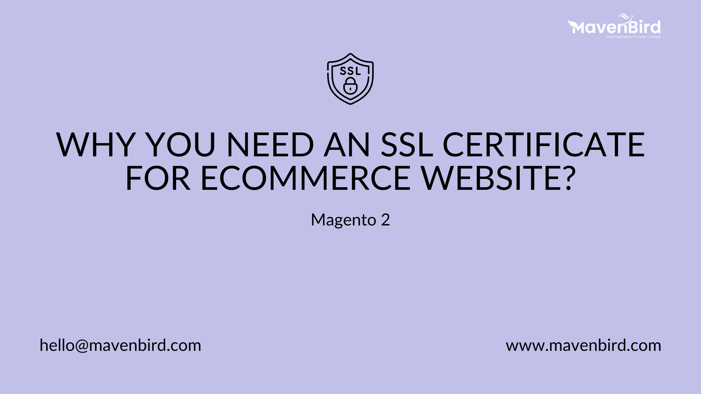 Why you need an SSL Certificate for eCommerce Website?