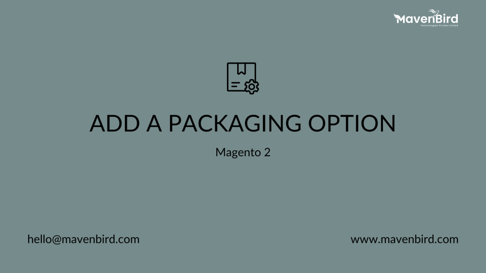 Add a Packaging option in Magento 2