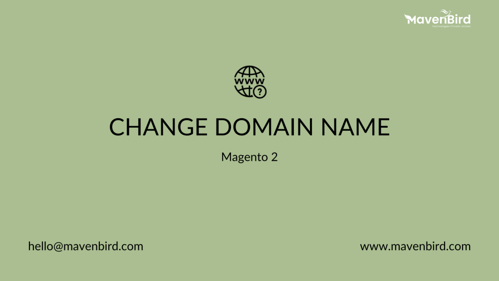 Magento 2 Change Domain Name
