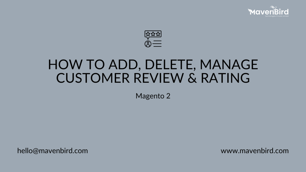 How to Add, Delete, Manage Customer Review & Rating in Magento 2?