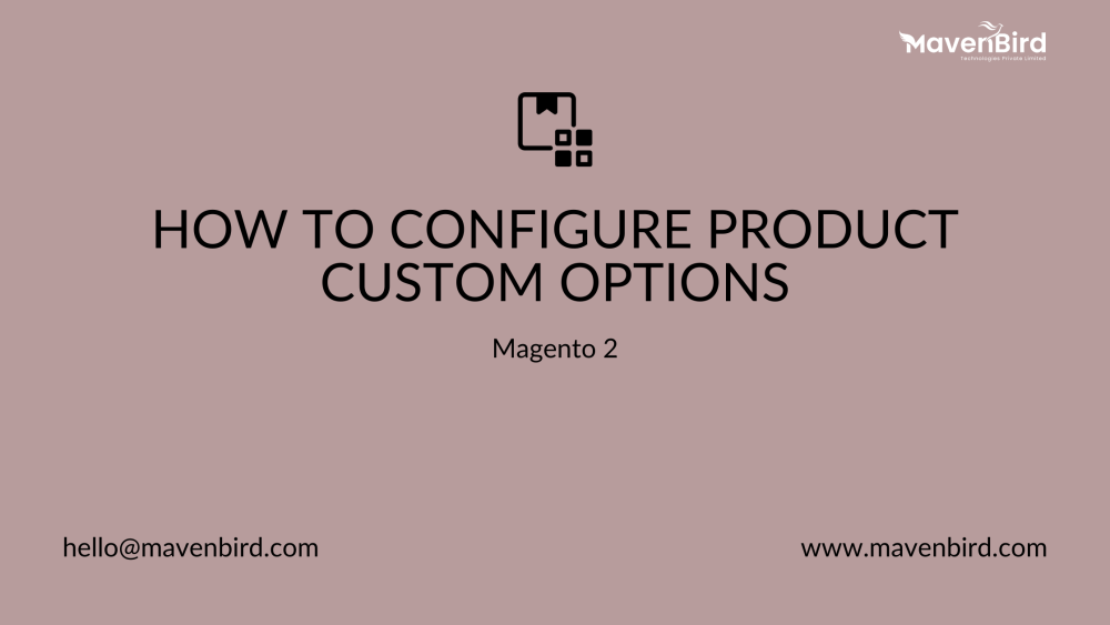 How to Configure Product Custom Options