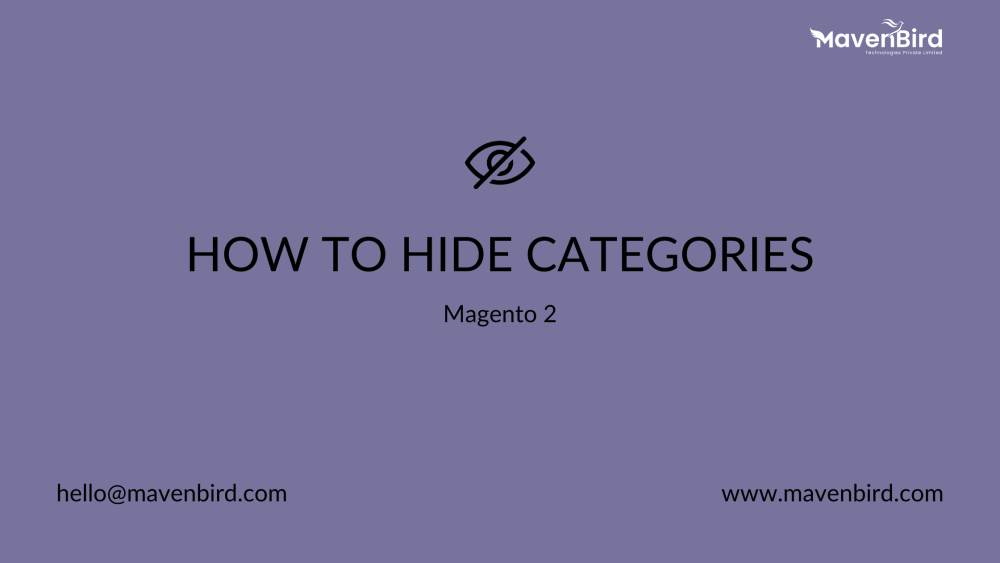 How to Hide Categories in Magento 2