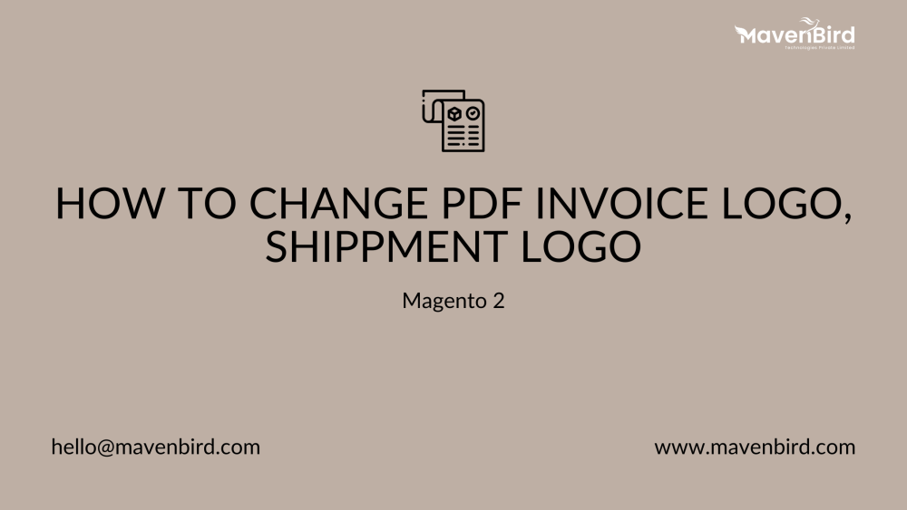 How to change PDF Invoice Logo, Shippment logo in Magento 2