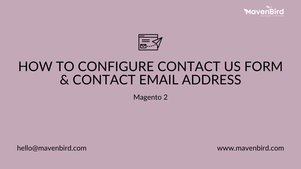 How to configure Magento 2 Contact Us form & Contact email address