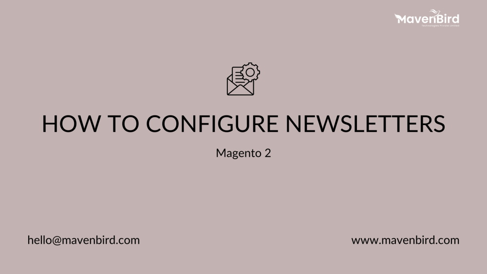 How to configure Newsletters in Magento 2