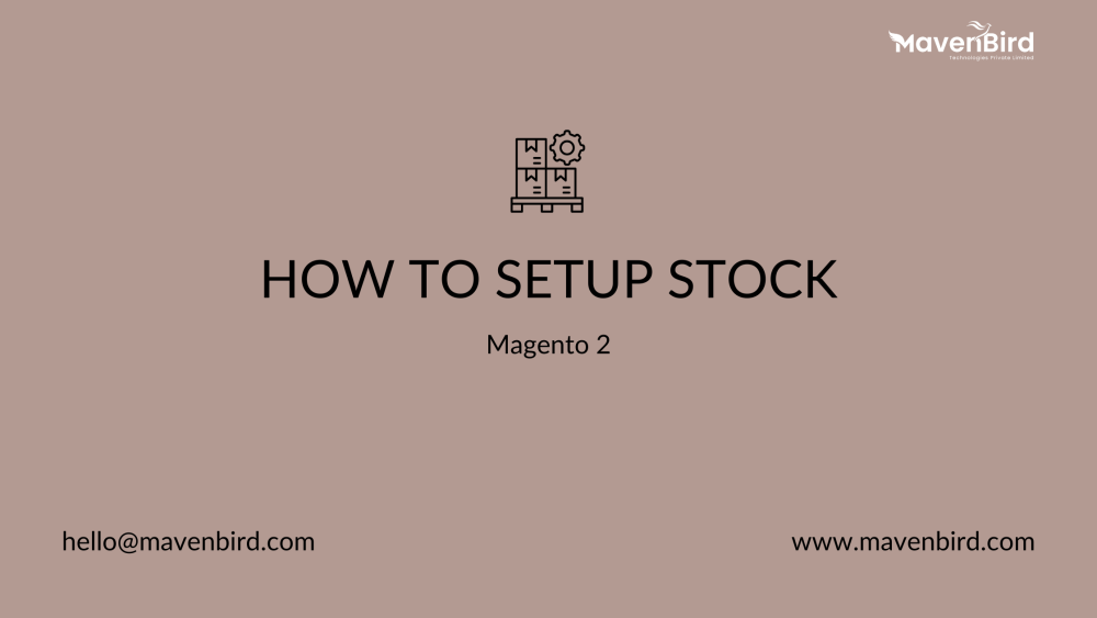 How to setup Stock in Magento 2