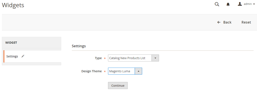 Widgets