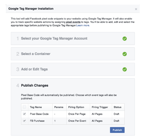 Add your tags and Post your changes