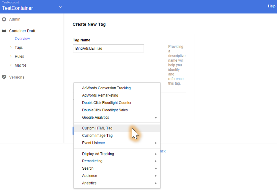 Custom HTML Tag