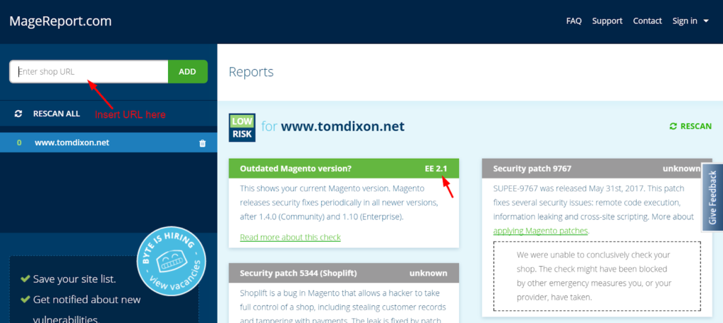 Navigate to Content > Page
