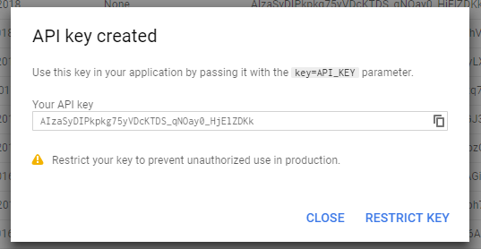 Server key