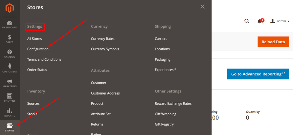 Configure Search Options