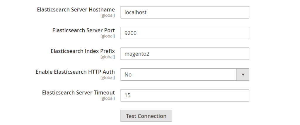 Configure the Elasticsearch Connection