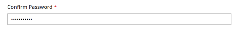 Confirm Password