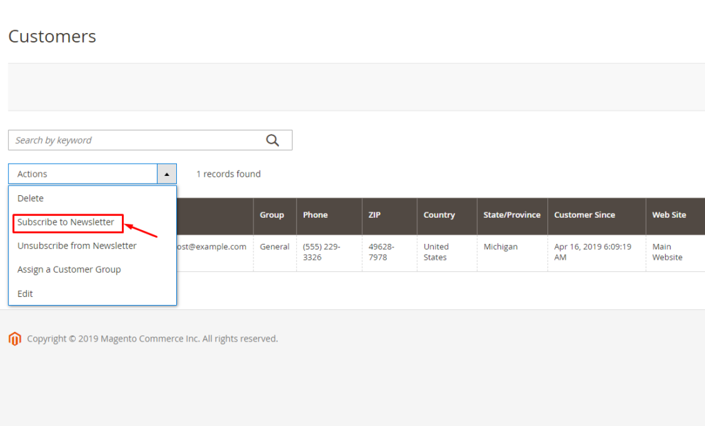 Manage The Subscribers