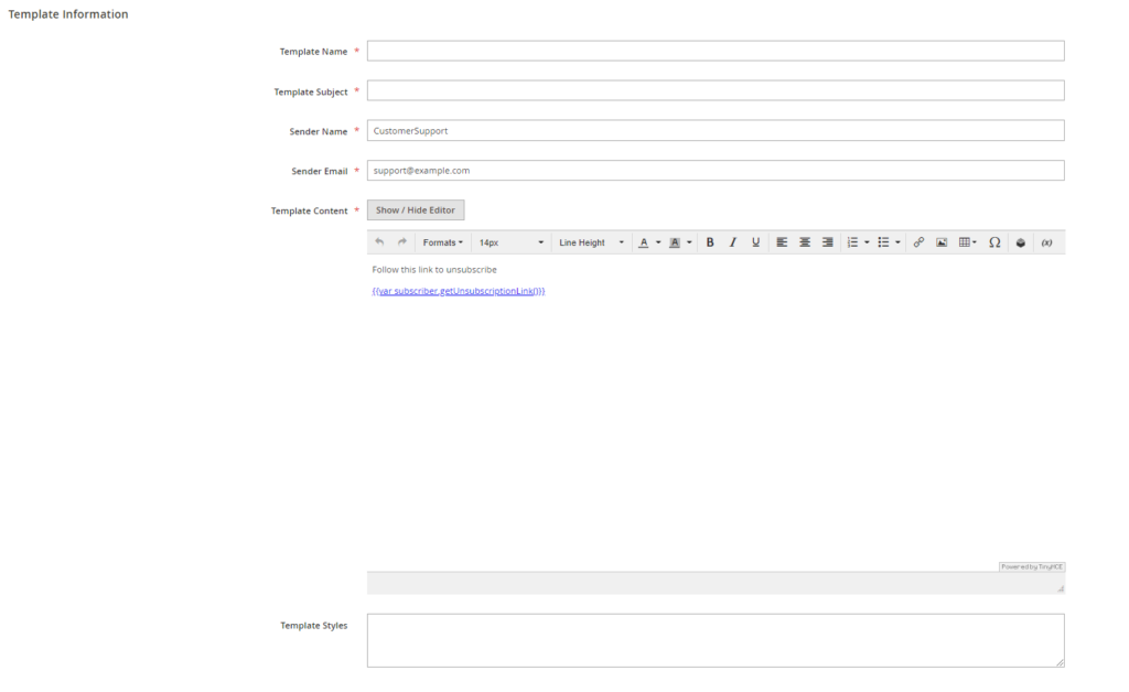 Create A Newsletter Template