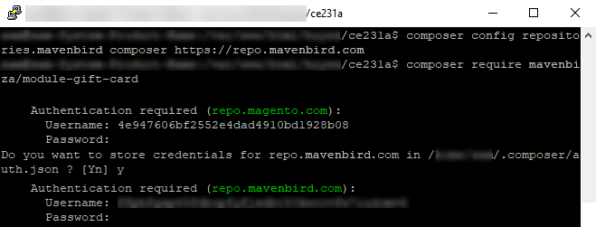 Authentication Prompt