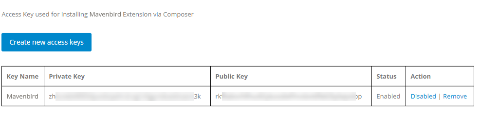 Login and Get Mavenbird Access Keys