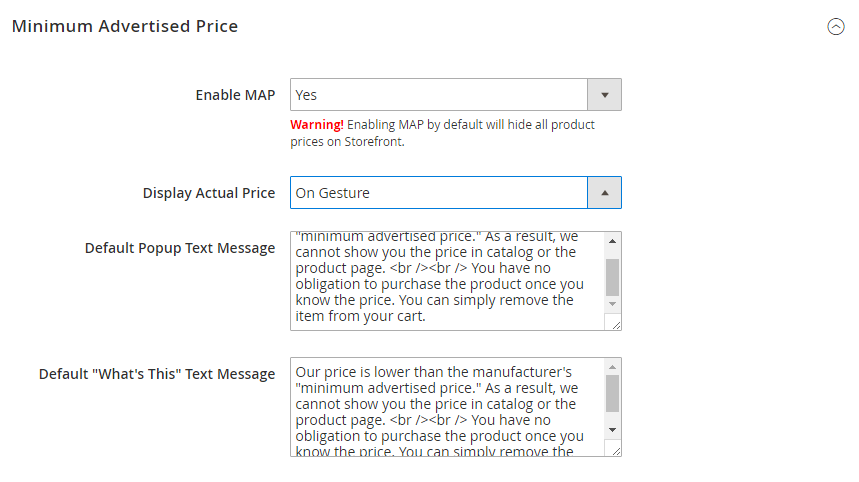 Steps to Configure Minimum Advertised Price (MAP) in Magento 2