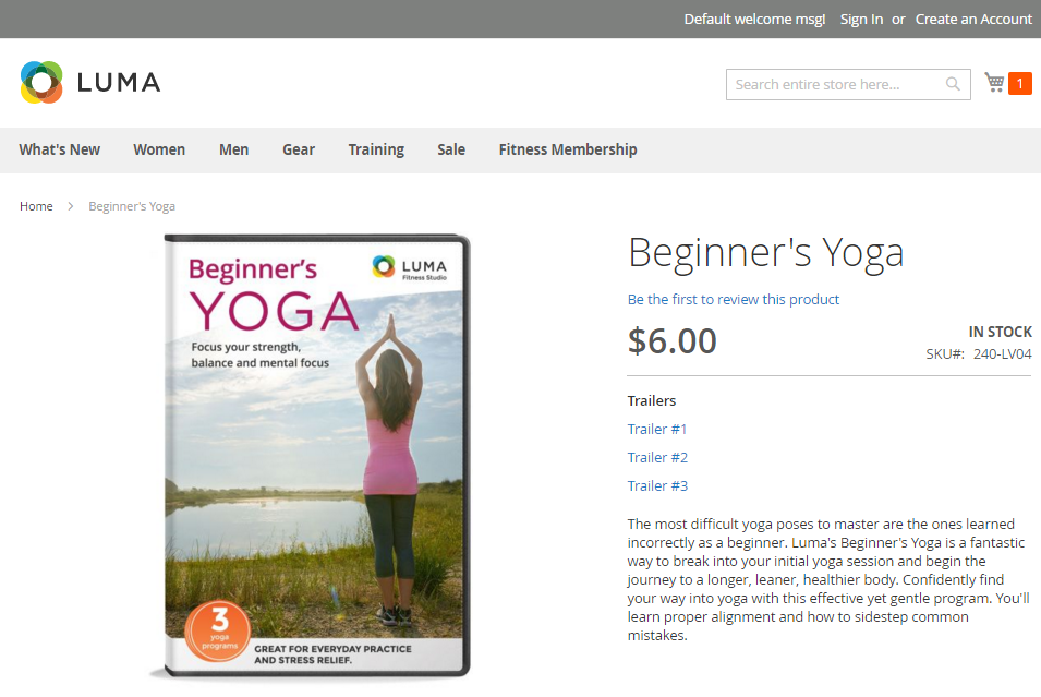 A downloadable product