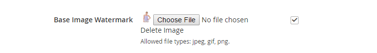 Watermark in product images