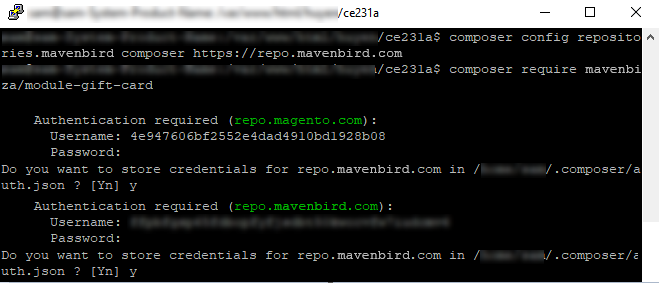Credential Authentication